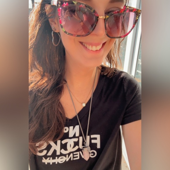 Edgy Black Graphic Tee for Women - Picture 6 of 6